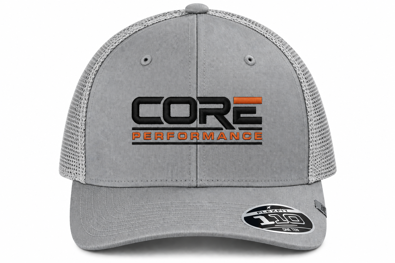 CORE Performance HEATHER GREY W/ ORANGE Hat