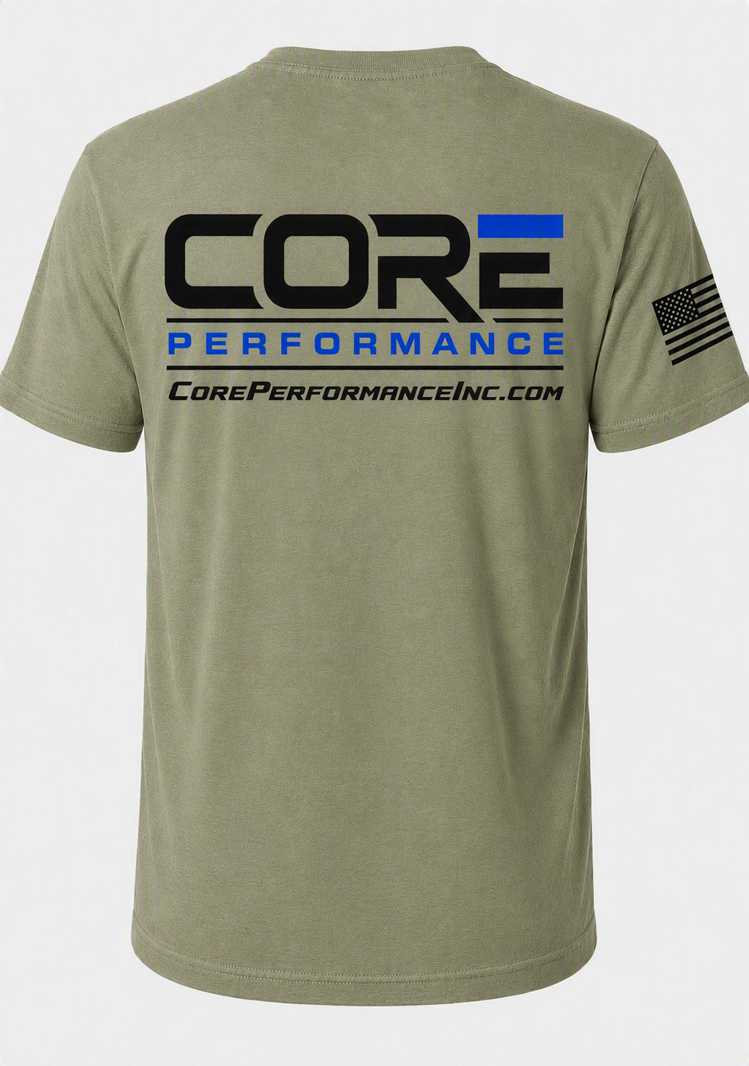 CORE Performance Light Olive W/ King Blue Tee
