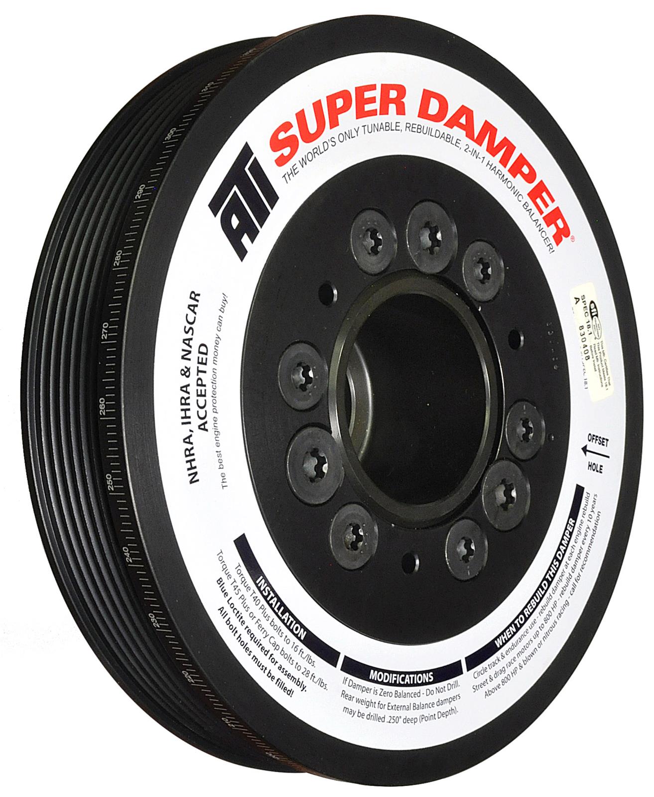 ATI Super Damper Serpentine Balancer - 7.5 al LW- Y body
