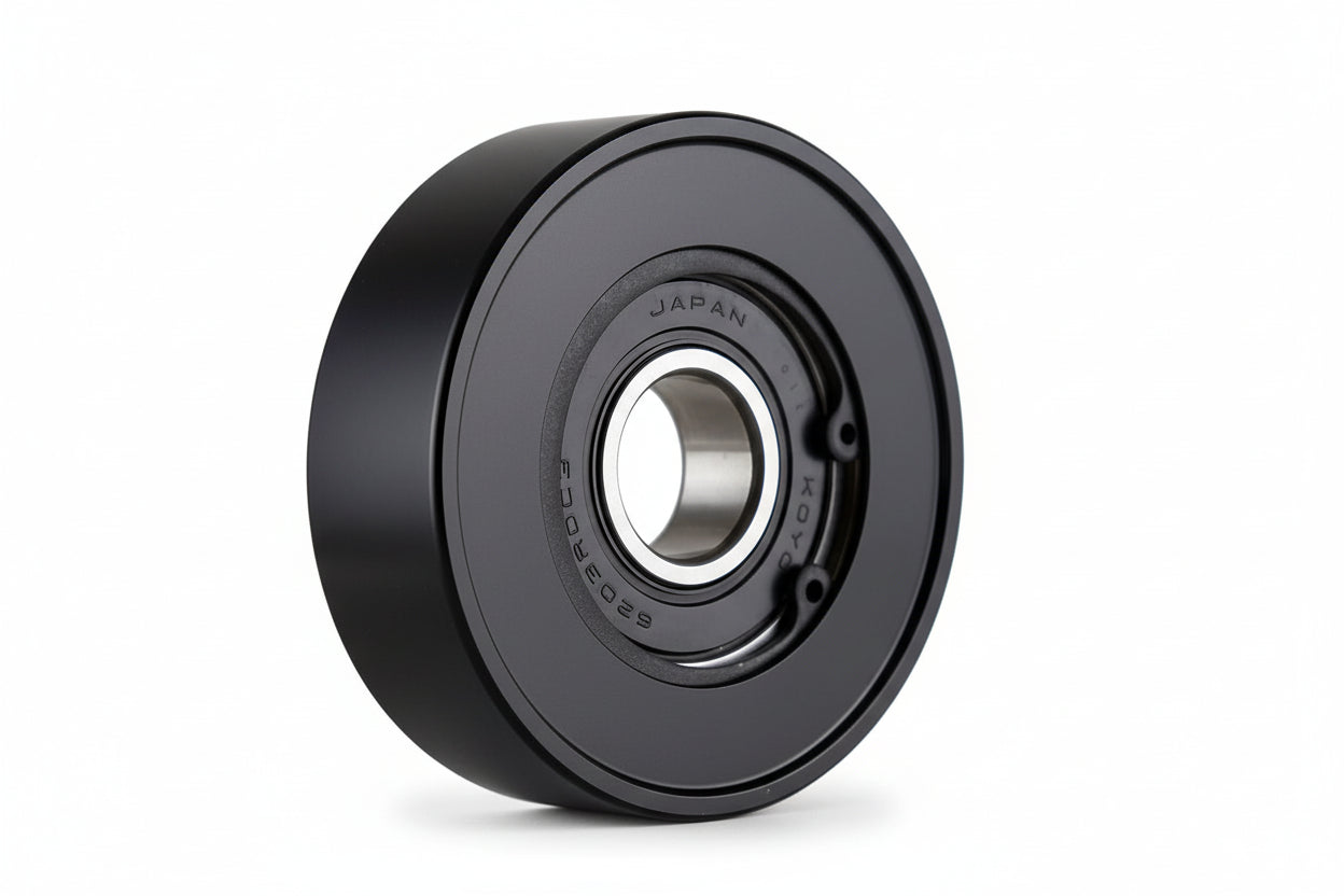 CORE SMOOTH BILLET IDLER PULLEY FOR STOCK CAMARO A/C BRACKET