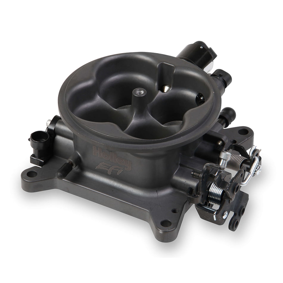 HOLLEY EFI UNIVERSAL 4 BARREL 1000 CFM 4150 THROTTLE BODY HC GREY