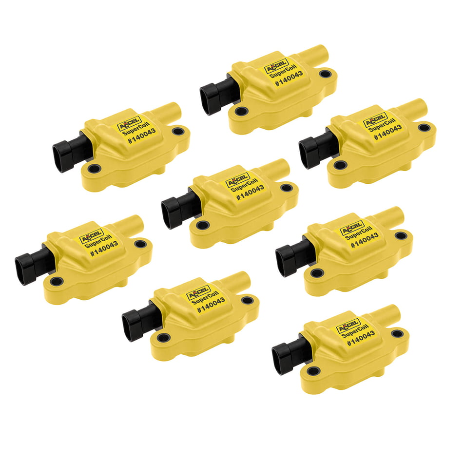 ACCEL IGNITION COILS GM LS2 / LS3 / LS7 SUPER COIL 8 PACK