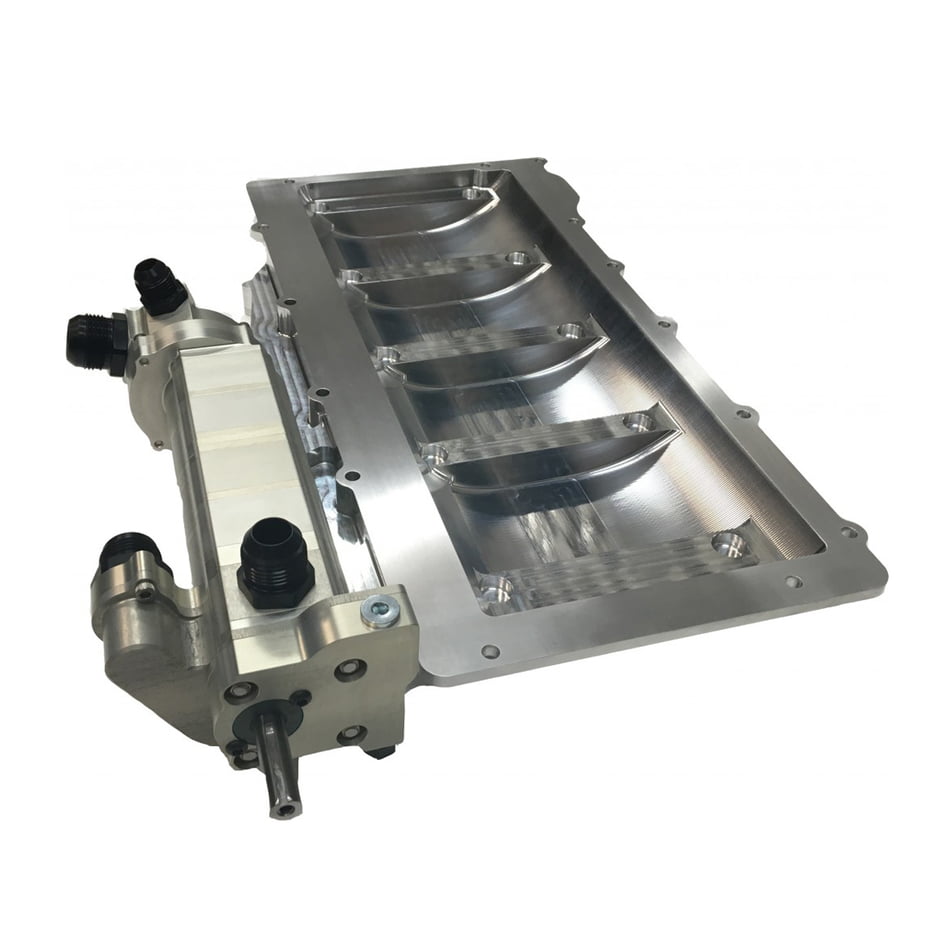 DAILEY ENGINEERING GM LS RACE RIGHT SIDE 5 STAGE DRY SUMP OIL PUMP W/ PAN AND AIR/OIL SEPARATOR SYSTEM