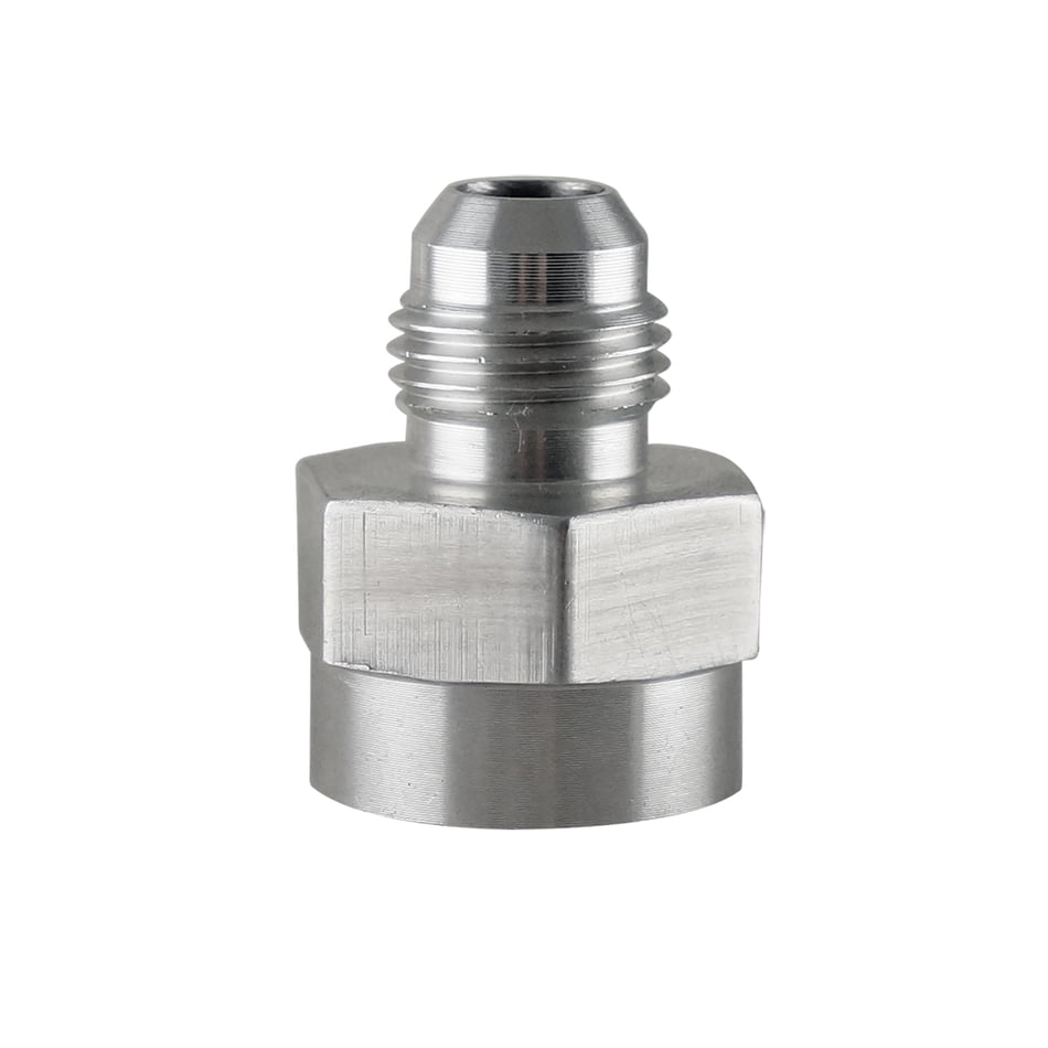 CORE 2.2L/2.4L ECOTEC BILLET FUEL RAIL ADAPTER FITTING FINE THREAD WITH REGULATOR -6AN
