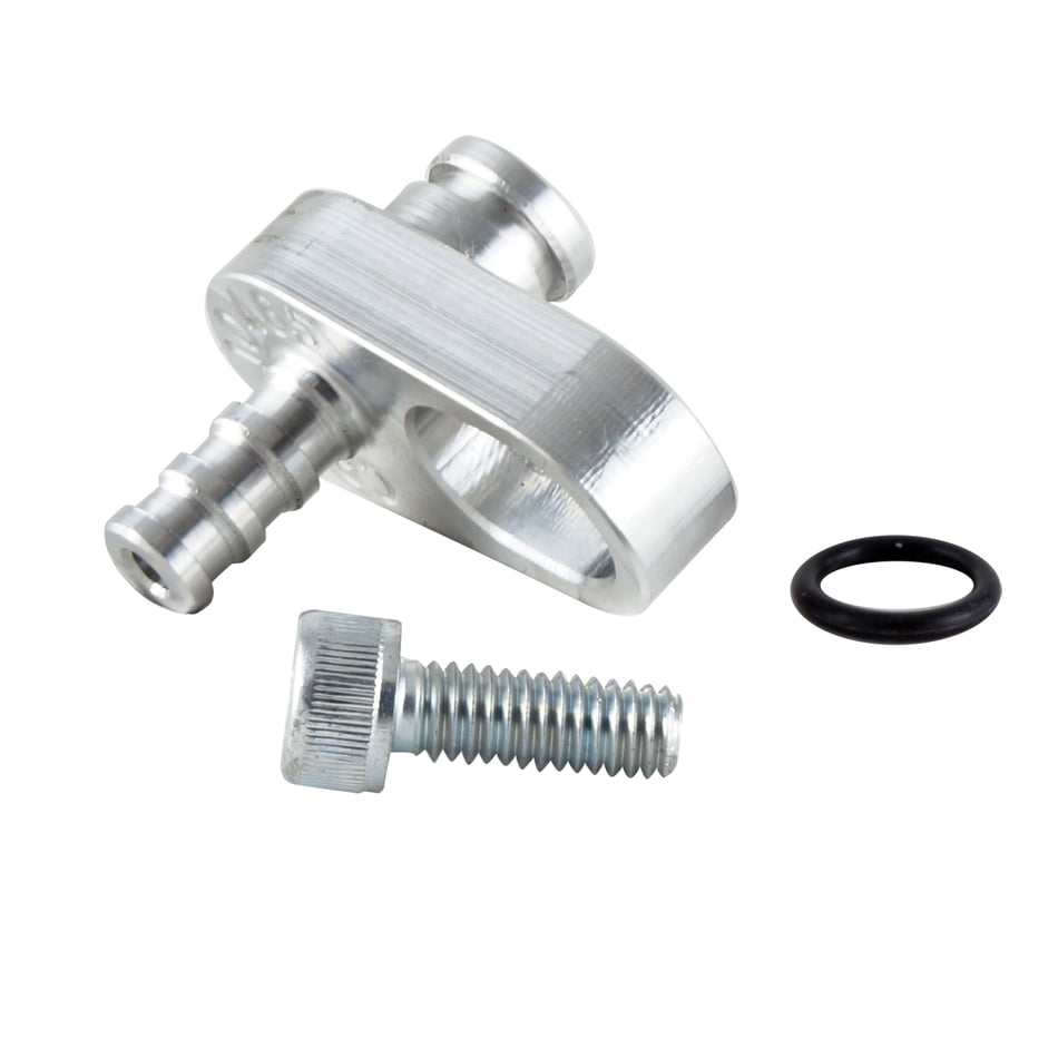 CORE BILLET 9/32 BARB TO VACUUM PORT ADAPTER