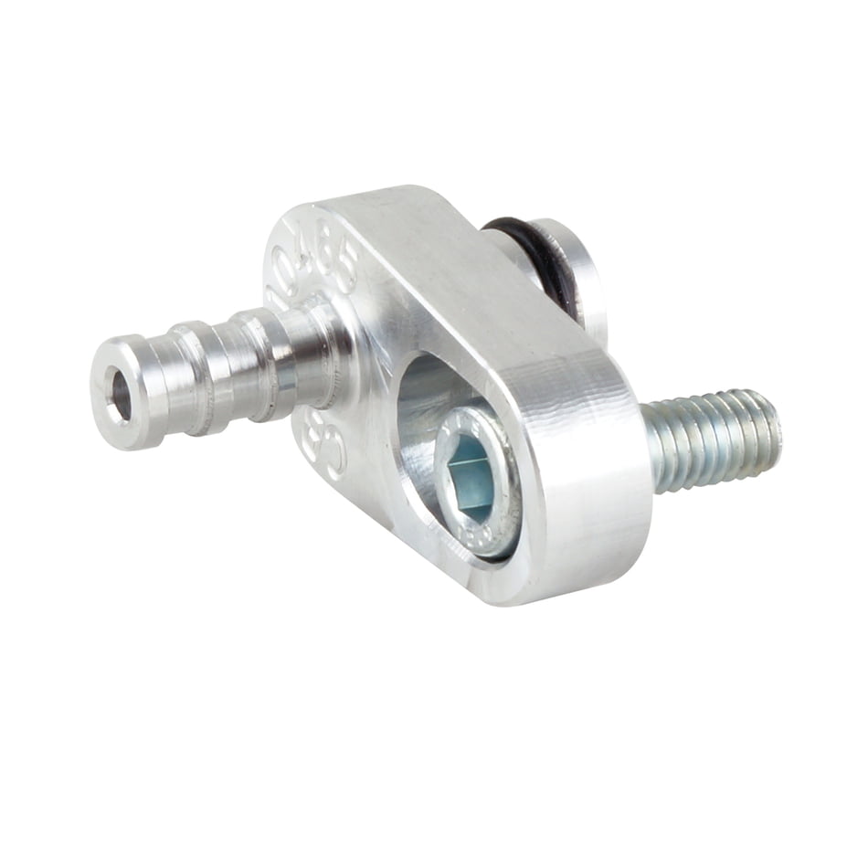 CORE BILLET 9/32 BARB TO VACUUM PORT ADAPTER