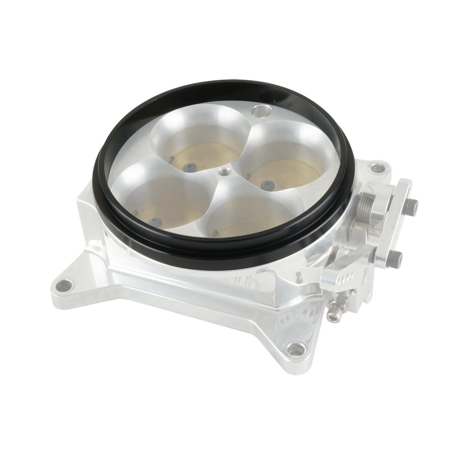 CORE 4150 STYLE BILLET TOP MOUNT THROTTLE BODY TO CARB HAT ADAPTER/SPACER WITH O-RING