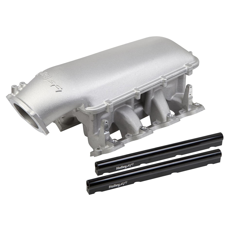 HOLLEY EFI LS1 LS2 LS6 MID-RISE INTAKE MANIFOLD 105MM WITH FUEL RAILS