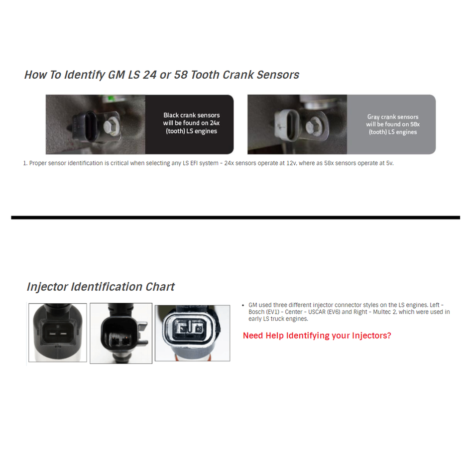 HOLLEY EFI TERMINATOR X GM 4.8L/5.3L/6.0L TRUCK AND LS2/LS3 STYLE ENGINES 58X EV6