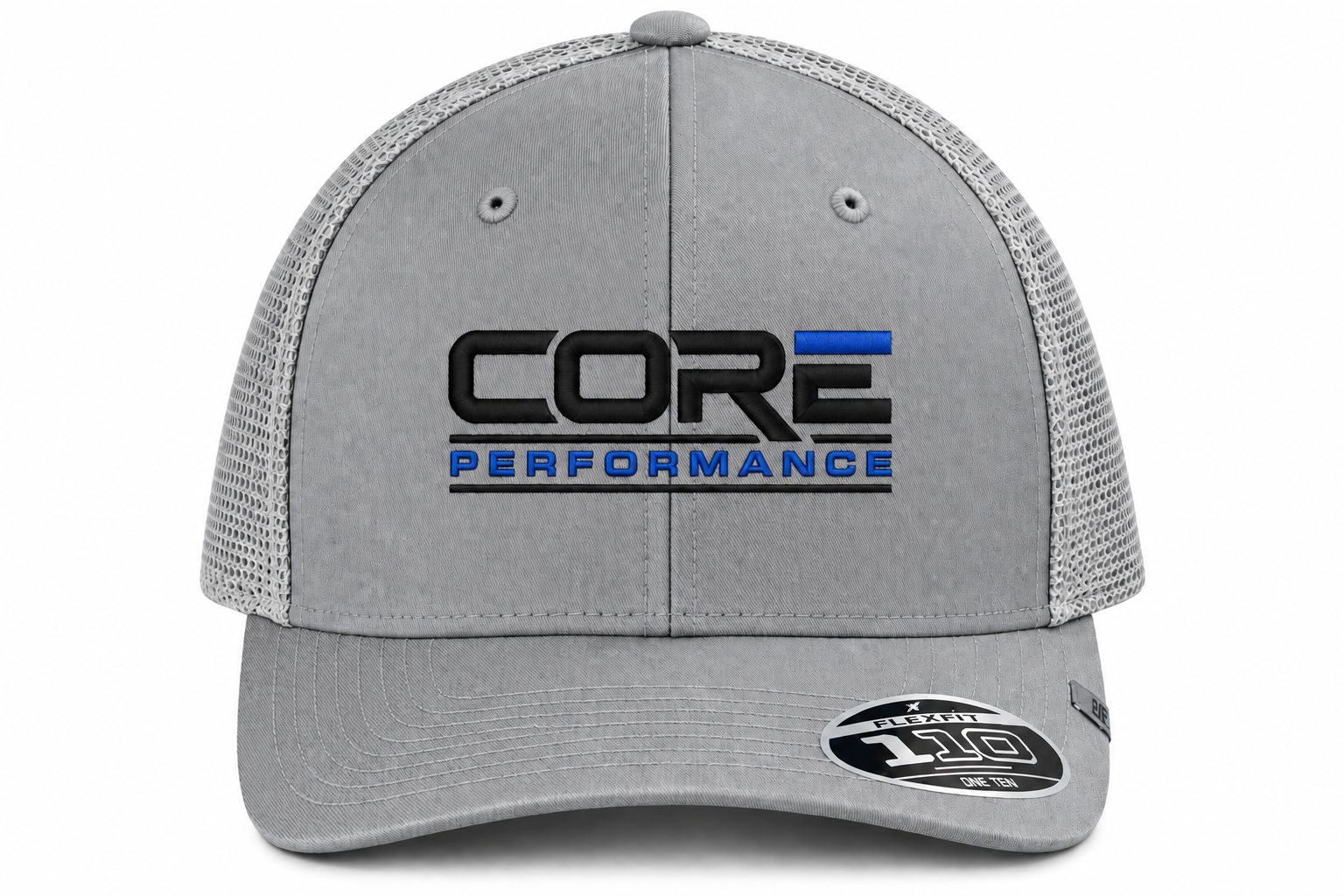 CORE Performance HEATHER GREY W/ BLUE Hat