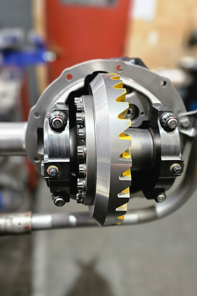 Evan Weller Racing LP10 Low Pinion 10 Inch 3.812 Bearing 35 Spline Third Members
