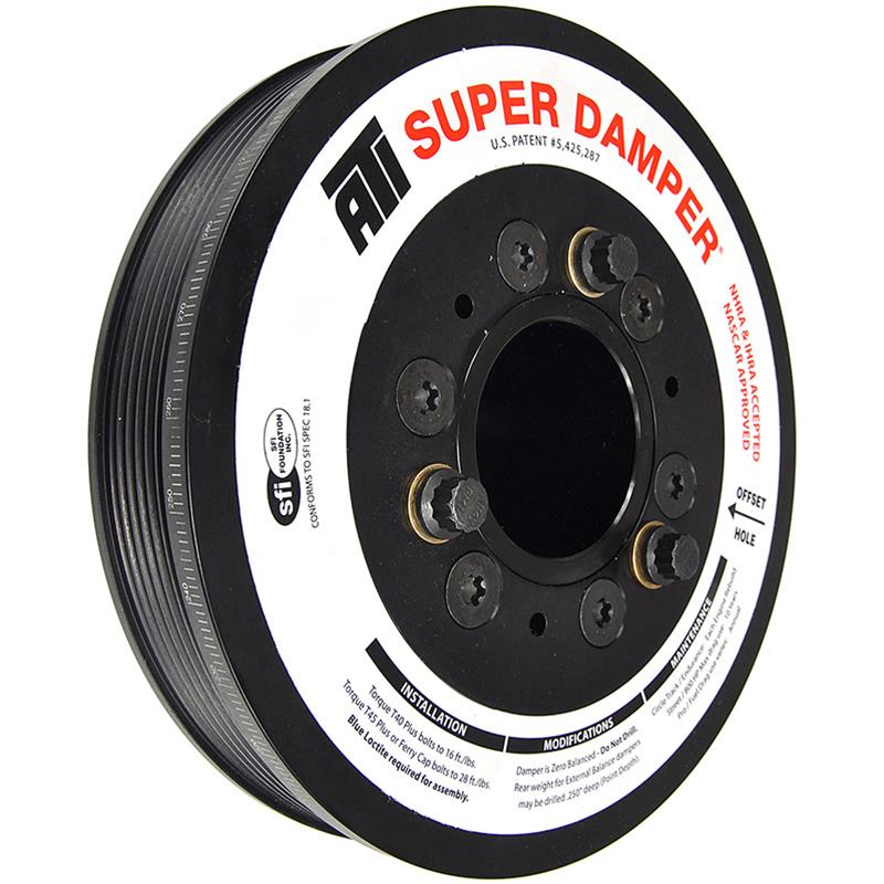 ATI Damper 7.48 - AL LW 6 Groove LS1 F Body OEM