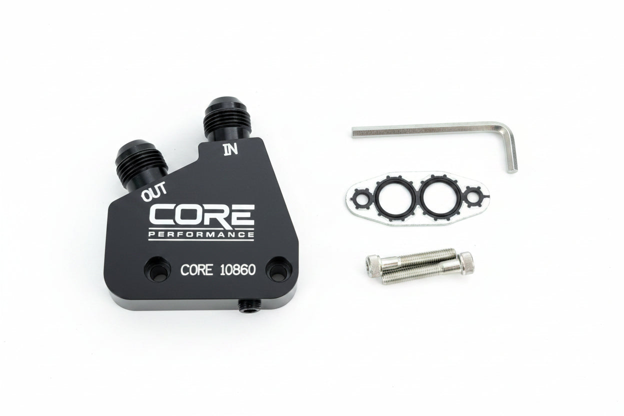 CORE BILLET LS OIL COOLER ADAPTER KIT