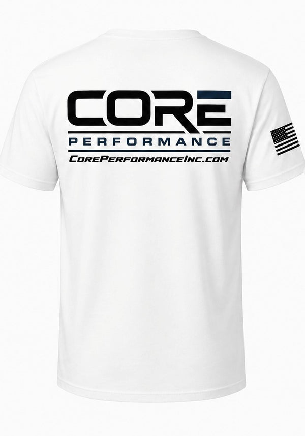 CORE Performance White Tee – Core Performance Inc