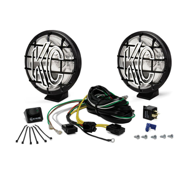 KC HiLiTES 6" APOLLO PRO HALOGEN PAIR PACK SYSTEM