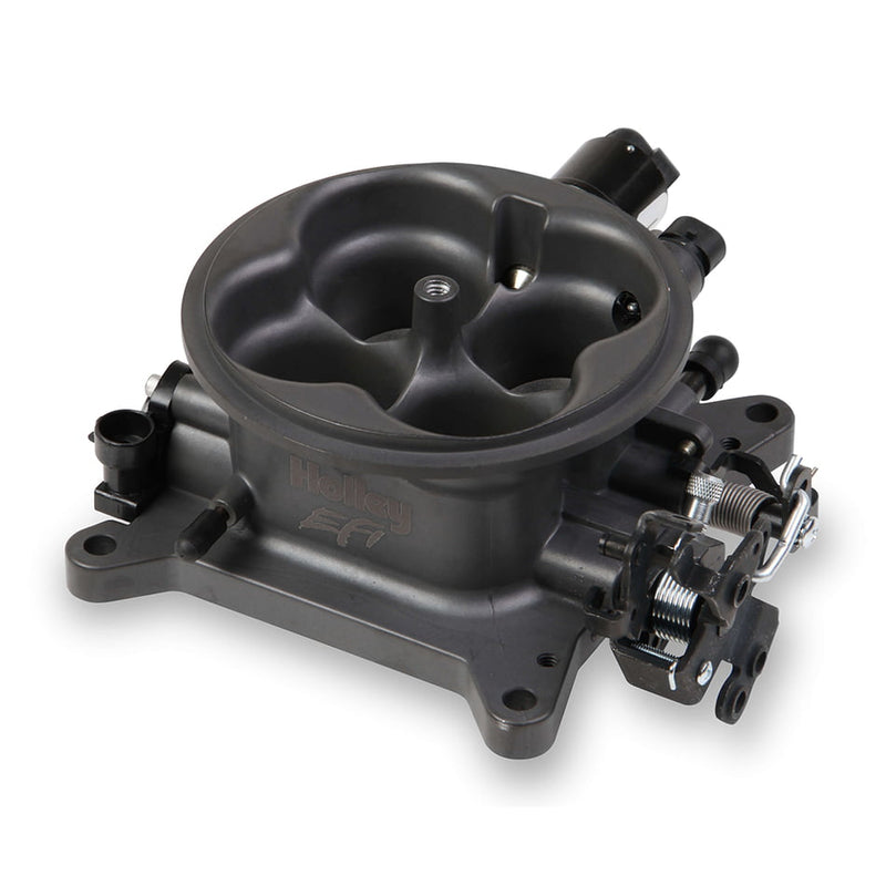 HOLLEY EFI UNIVERSAL 4 BARREL 1000 CFM 4150 THROTTLE BODY HC GREY