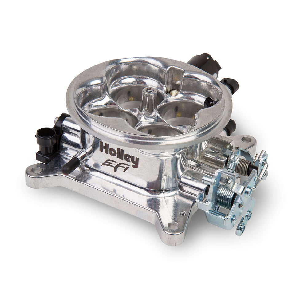 HOLLEY EFI UNIVERSAL 4 BARREL 1000 CFM 4150 THROTTLE BODY POLISHED