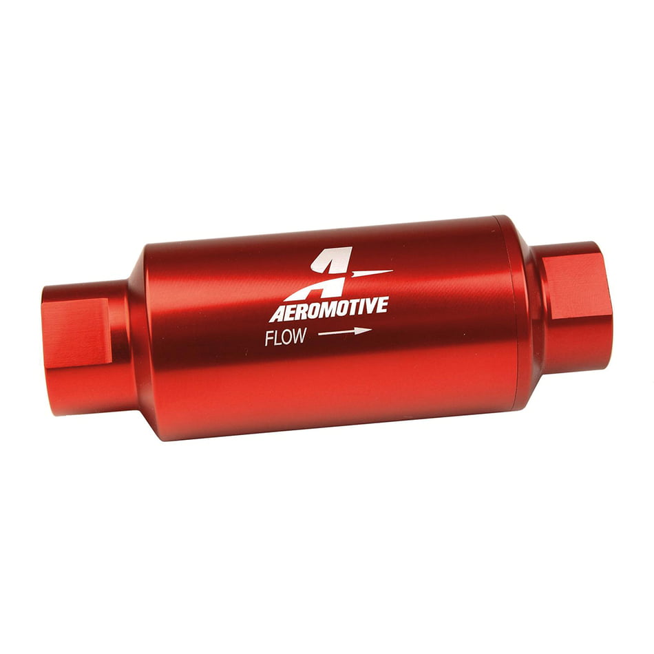 AEROMOTIVE 100 MICRON, ORB-10 RED FUEL FILTER