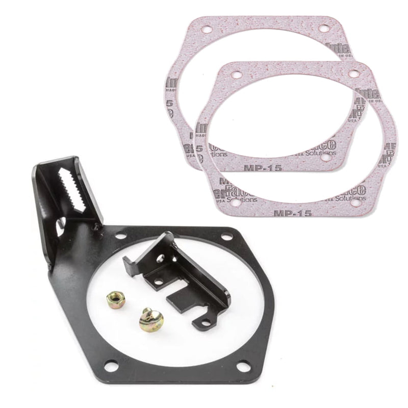 HOLLEY CABLE BRACKET FOR LS 90/95MM THROTTLE BODIES ON FACTORY OR FAST BRAND CAR STYLE INTAKES