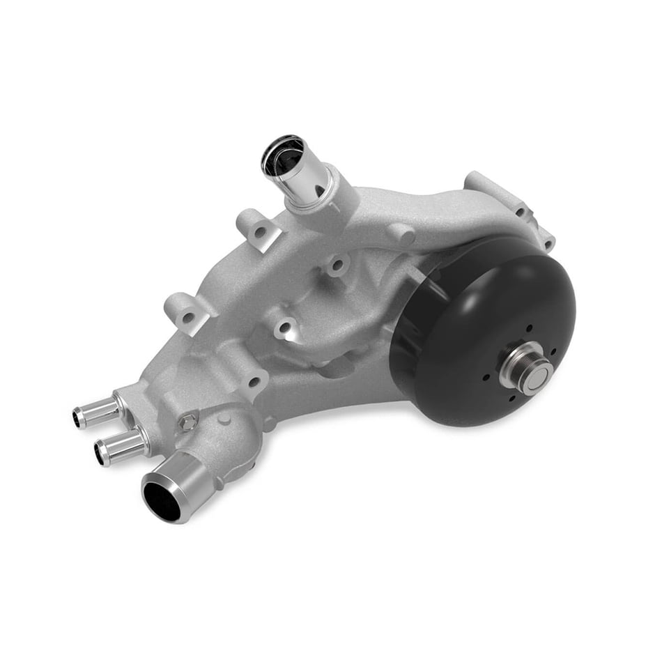 HOLLEY LS WATER PUMP UPWARD FACING INLET LONG BELT ALIGNMENTS