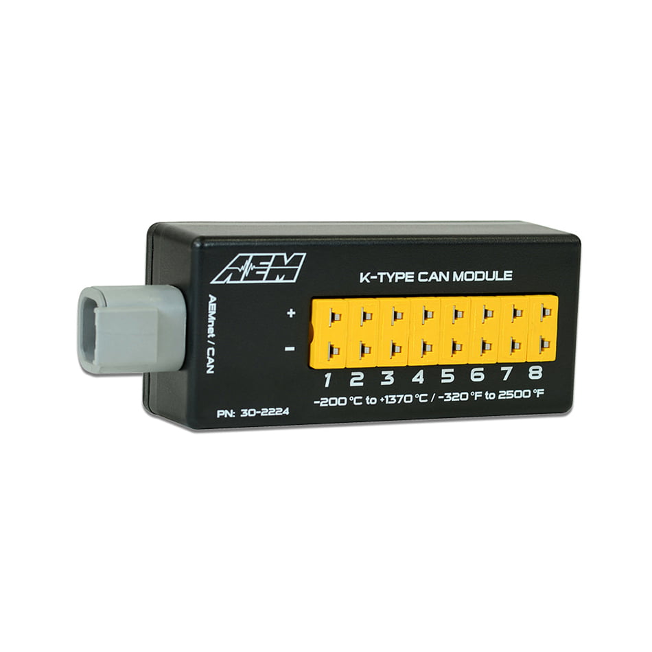 AEM 8 CHANNEL K-TYPE EGT CAN MODULE