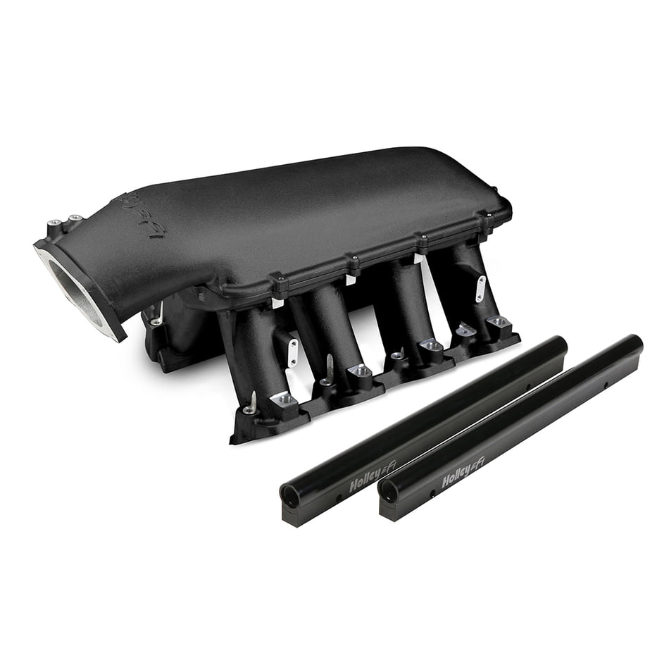 HOLLEY EFI GM LS3/L92 HI-RAM INTAKE MANIFOLD 105MM WITH FUEL RAILS BLACK