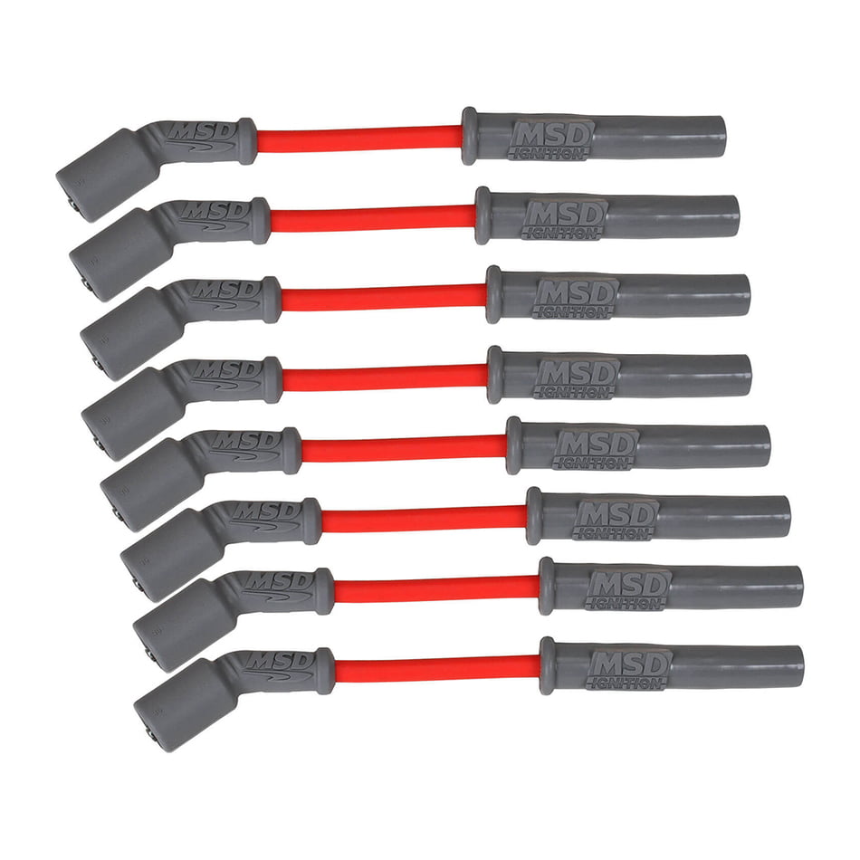 MSD 8.5MM SUPER CONDUCTOR SPARK PLUG WIRE SET, GM LS1, '97-ON, CORVETTE, CAMARO