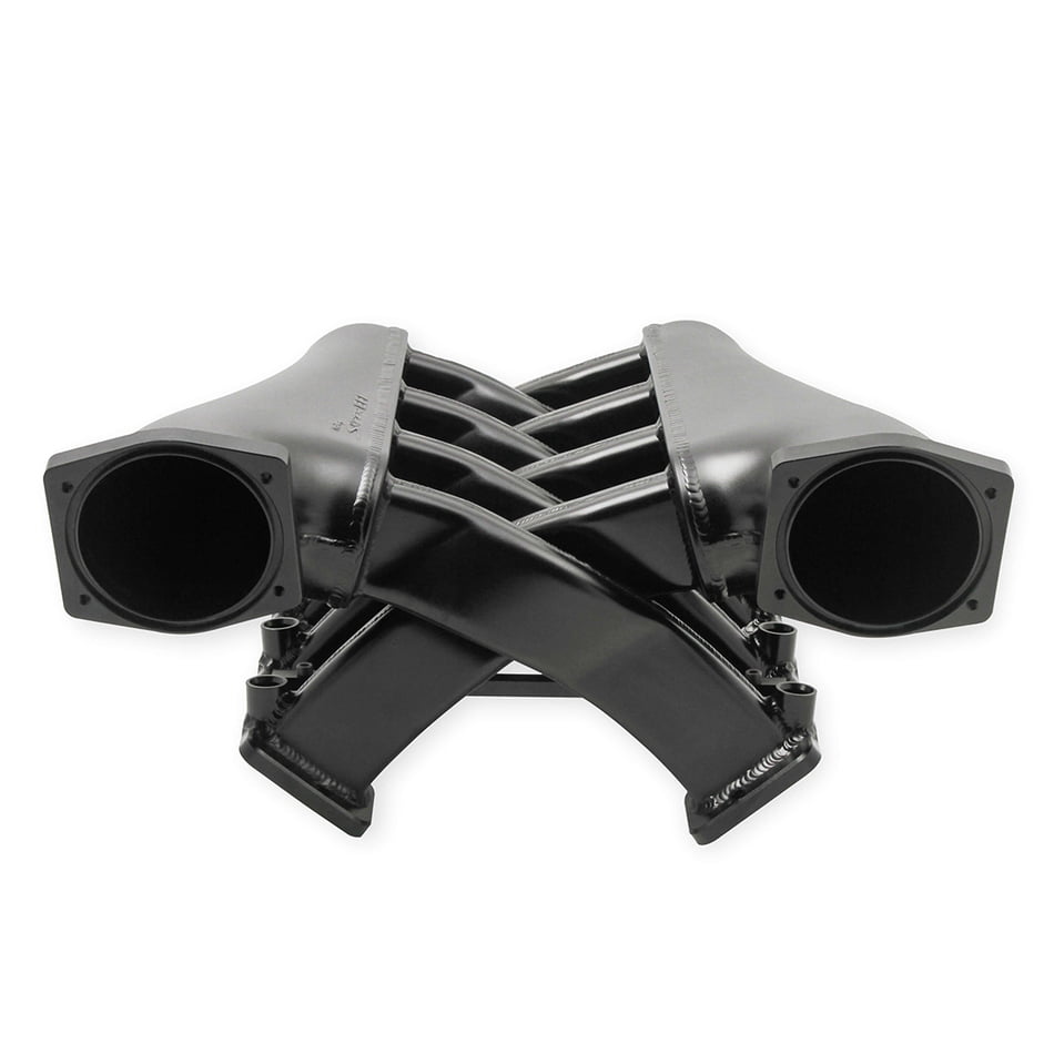 HOLLEY SNIPER EFI FABRICATED INTAKE MANIFOLD, DUAL PLENUM 102MM GM LS3/L92, TB SPACERS, AND BLACK FUEL RAIL KIT