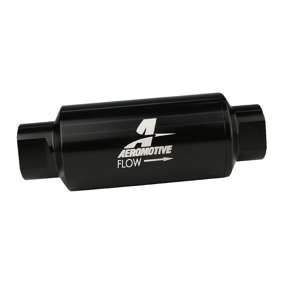 AEROMOTIVE 40 MICRON, ORB-10 BLACK FUEL FILTER