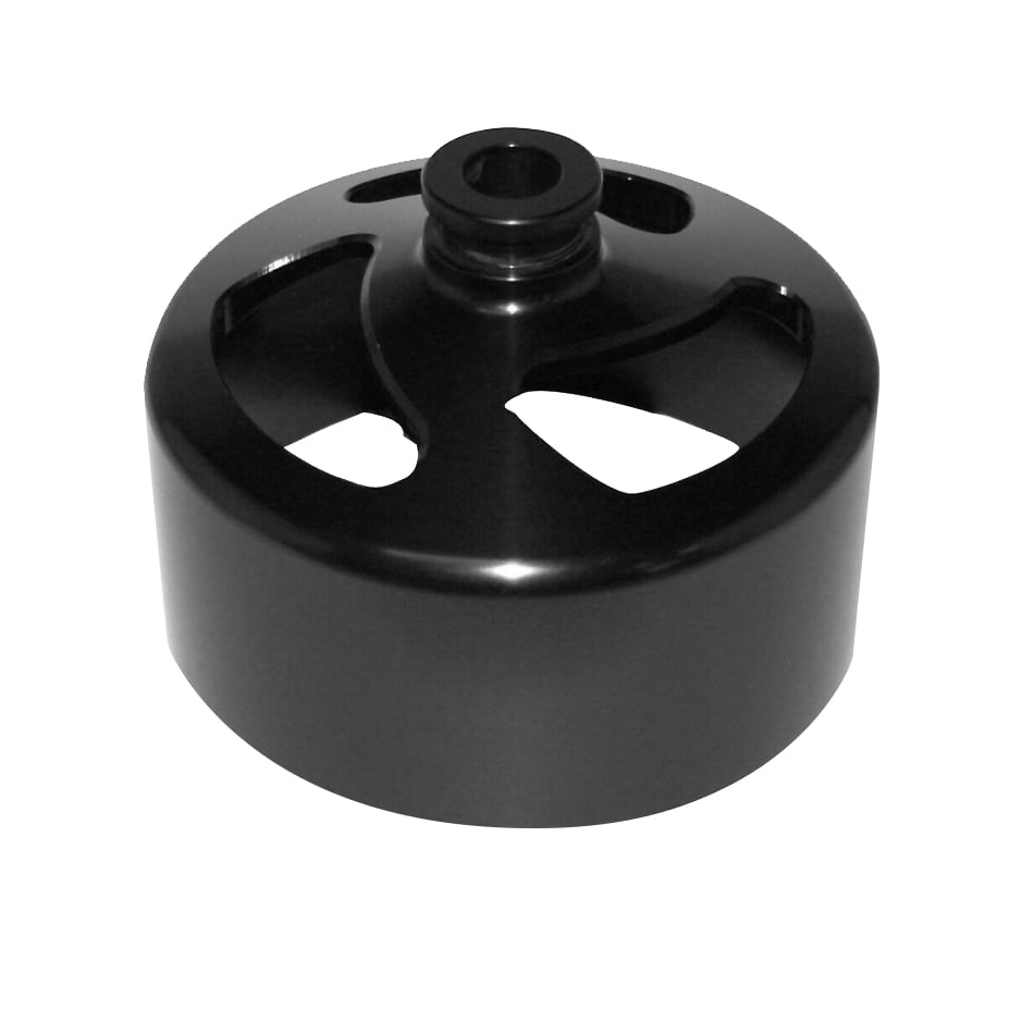 CORE BLACK ANODIZED 6 RIB BILLET LS WATER PUMP PULLEY CAMARO/GTO