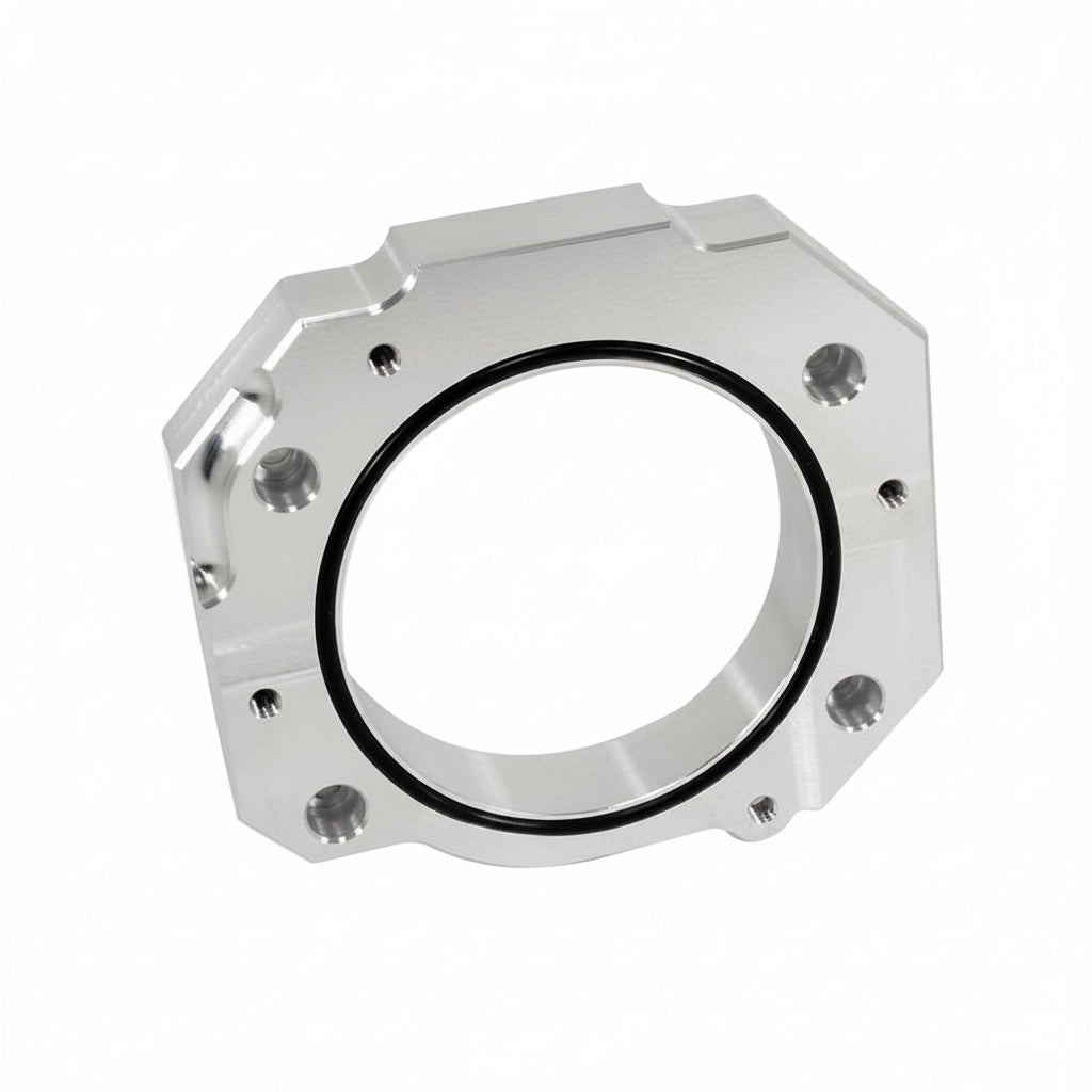 CORE 92MM CLOCKWISE ROTATION BILLET LS THROTTLE BODY ADAPTER