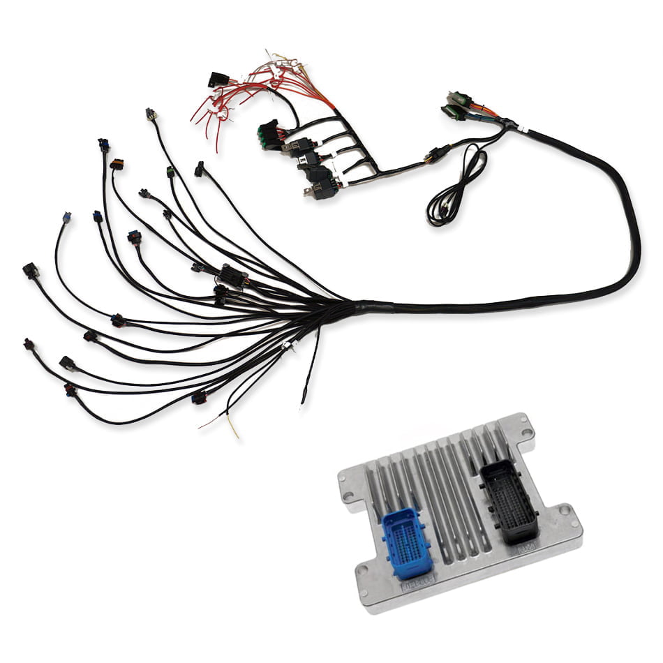 CORE COMPLETE STANDALONE WIRING HARNESS AND 12576162 OEM ECU FOR 2002-2007 GEN II 2.2L ECOTEC L61