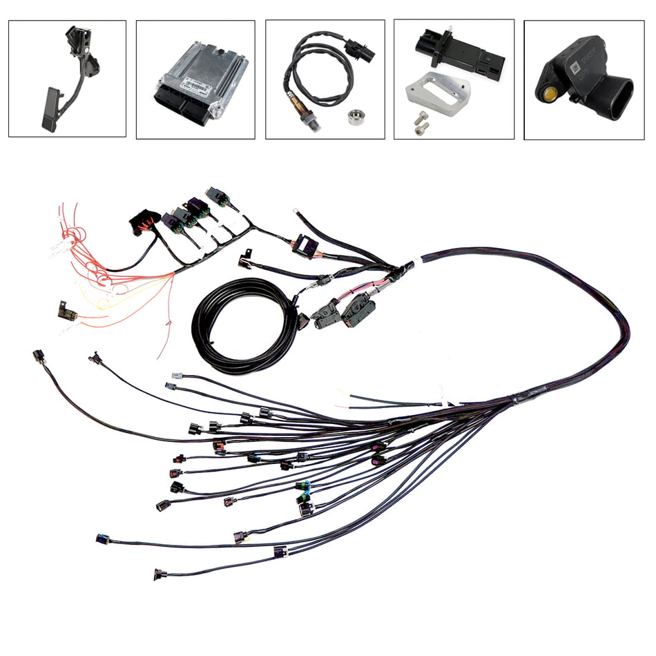 CORE COMPLETE STANDALONE WIRING HARNESS AND E69 OEM ECU KIT FOR 2007-2010 GEN II 2.0L ECOTEC LNF
