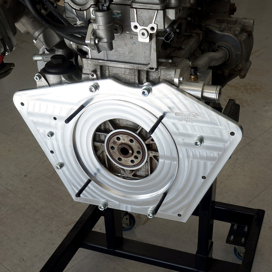 CORE GM 2.0L/2.2L/2.4L ECOTEC ENGINE / TRANSMISSION CHASSIS MOUNT BILLET ADAPTER PLATE