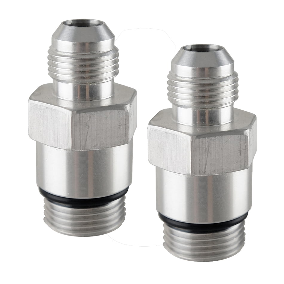 CORE 2018+ WHIPPLE SUPERCHARGER BILLET HEAT EXCHANGER REDUCER FITTINGS -12AN TO -10AN