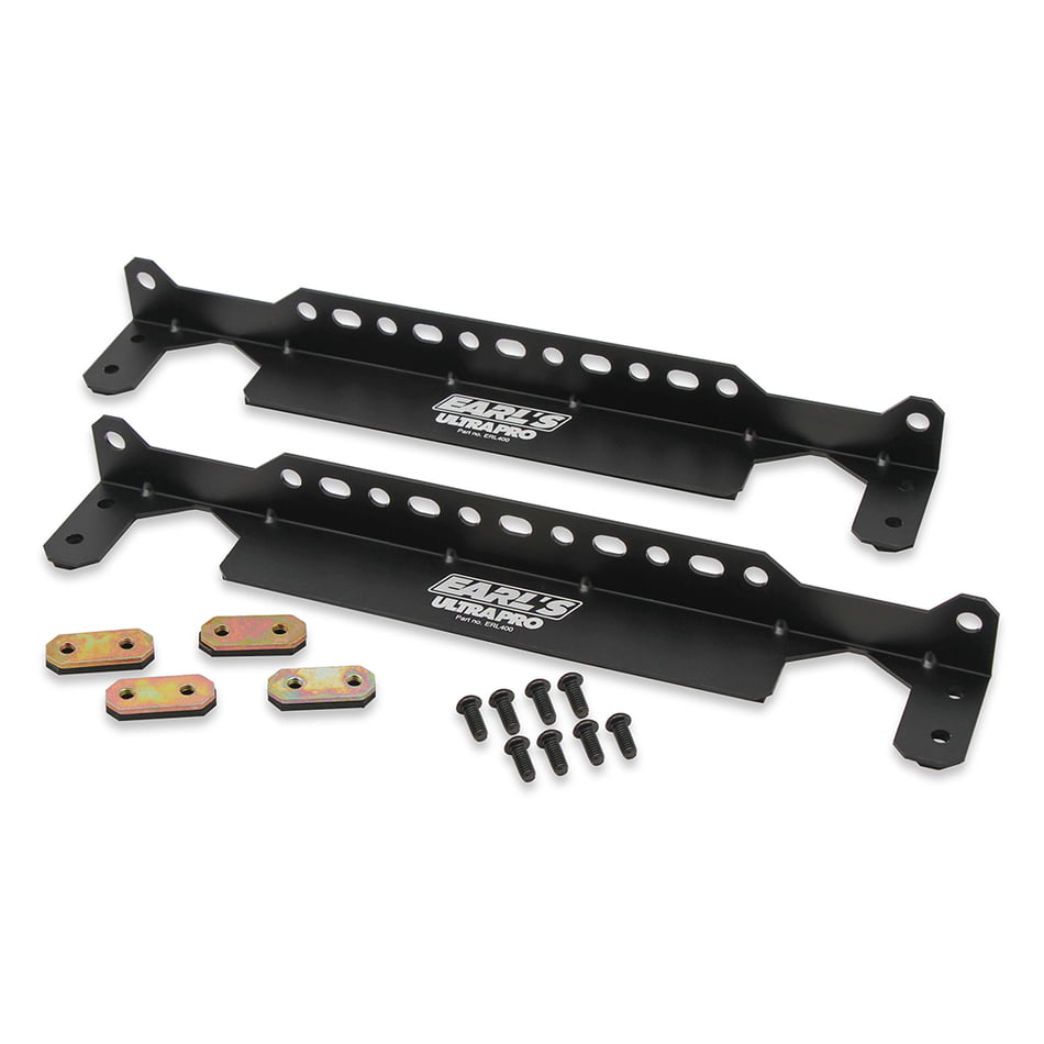 EARLS OIL COOLER MOUNTING BRACKETS FOR ULTRAPRO WIDE COOLERS 400ERL