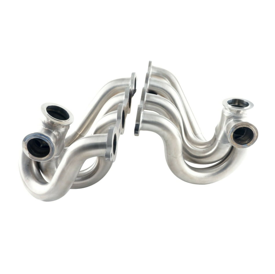 CORE LS STAINLESS STEEL UP-SWEPT V-BAND STYLE TURBOCHARGER HEADERS