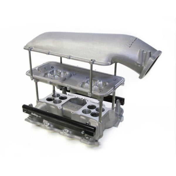 HOLLEY EFI LS1 LS2 LS6 MID-RISE INTAKE MANIFOLD 105MM WITH FUEL RAILS ...