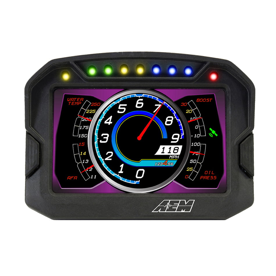 AEM CD-7G CARBON NON-LOGGING DISPLAY WITH INTERNAL GPS