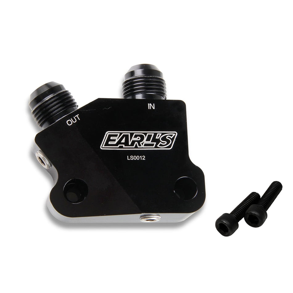 EARL'S GM LS SIDE MOUNT OIL COOLER ADAPTER